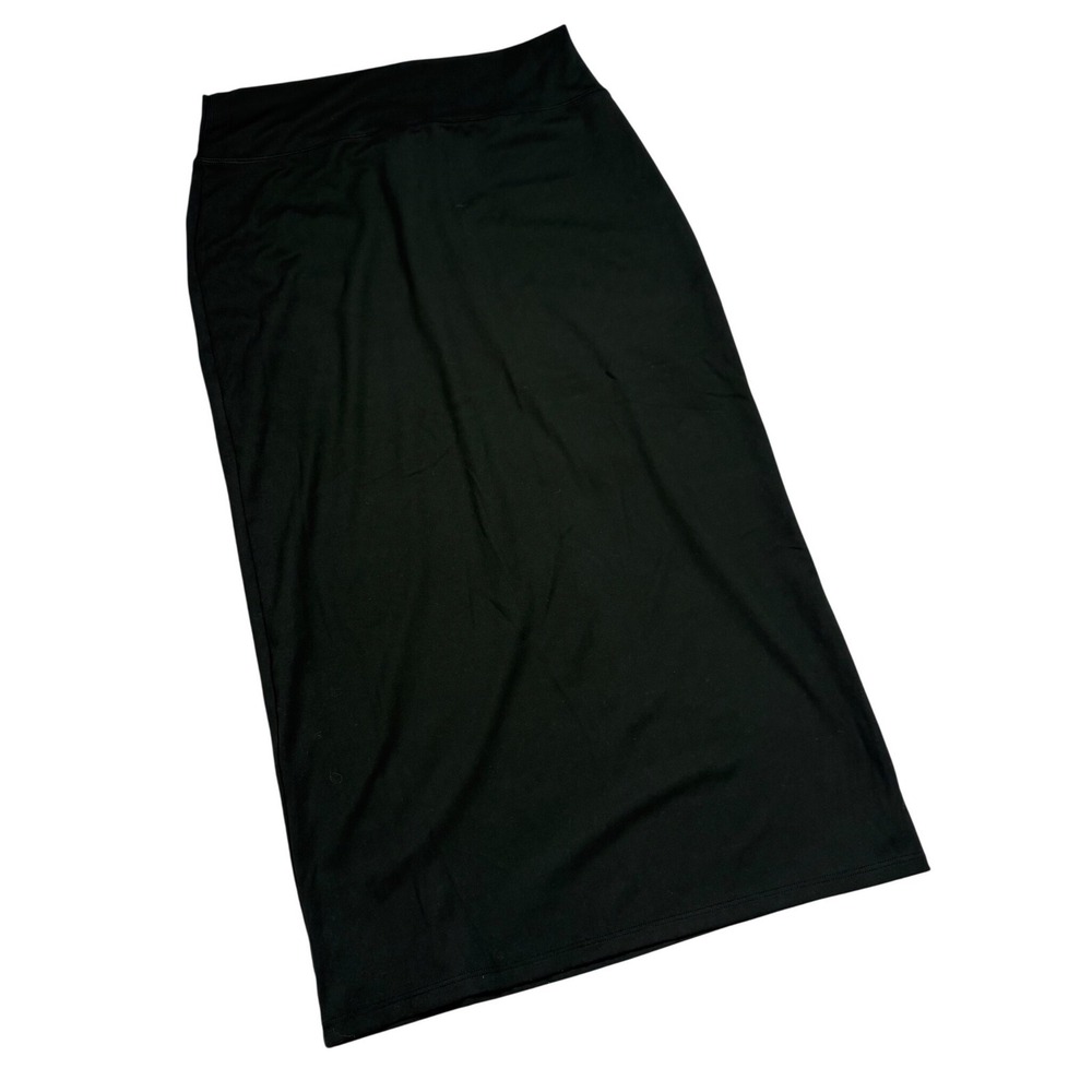 Fabletics Midi Skirt Womens L Black Excellent Athletic Performance Stretch